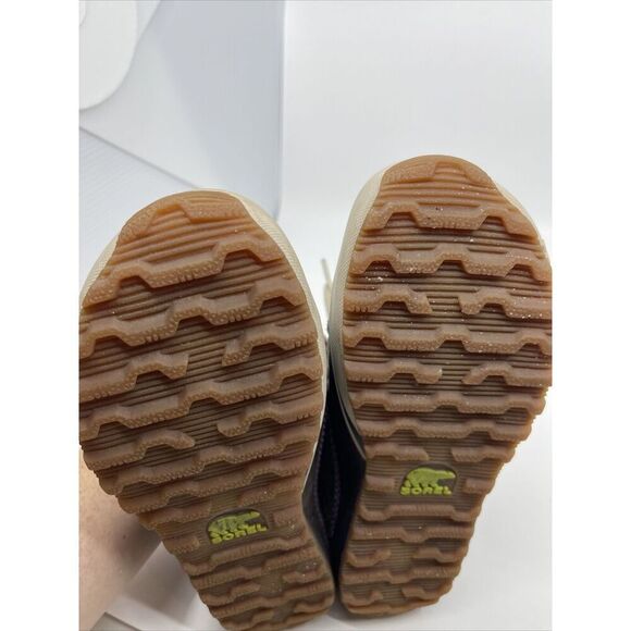 Sorel Mackenzie Lace Low Waterproof Leather Brown Grey Boots Fleece Lining S 6.5 - Picture 9 of 9